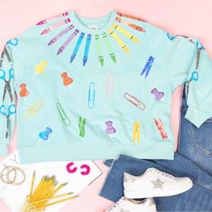 Colorful Graphic Sweatshirt